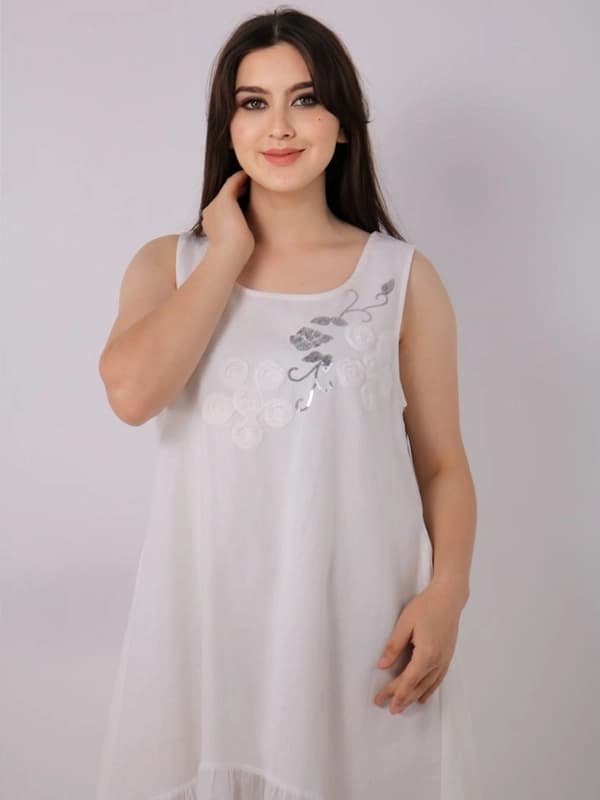 Женский сарафан из хлопка, свободный крой, универсальный размер M, L, XL, летний стиль